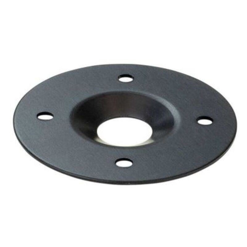 Moroso Large 1-3/4in Diameter Quick Fastener Reinforcing Plates - Black (10 Pack) Brackets Moroso
