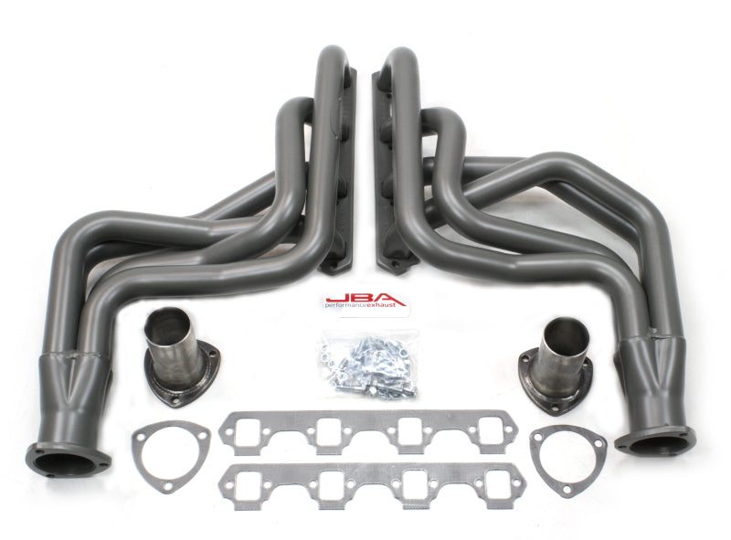 JBA 65-73 Ford Mustang 260-351W (w/Mustang II Suspension) 1-3/4in Primary Ti Ctd Long Tube Header Headers & Manifolds JBA