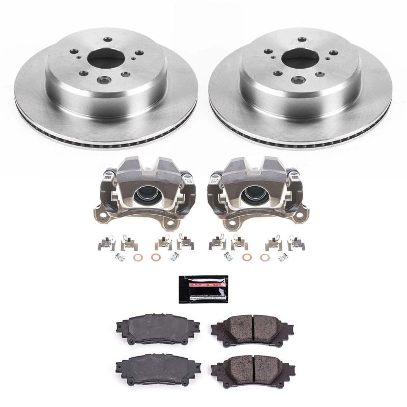 Power Stop 19-13 Lexus GS350 Rear Autospecialty Brake Kit w/Calipers Brake Kits - OE PowerStop