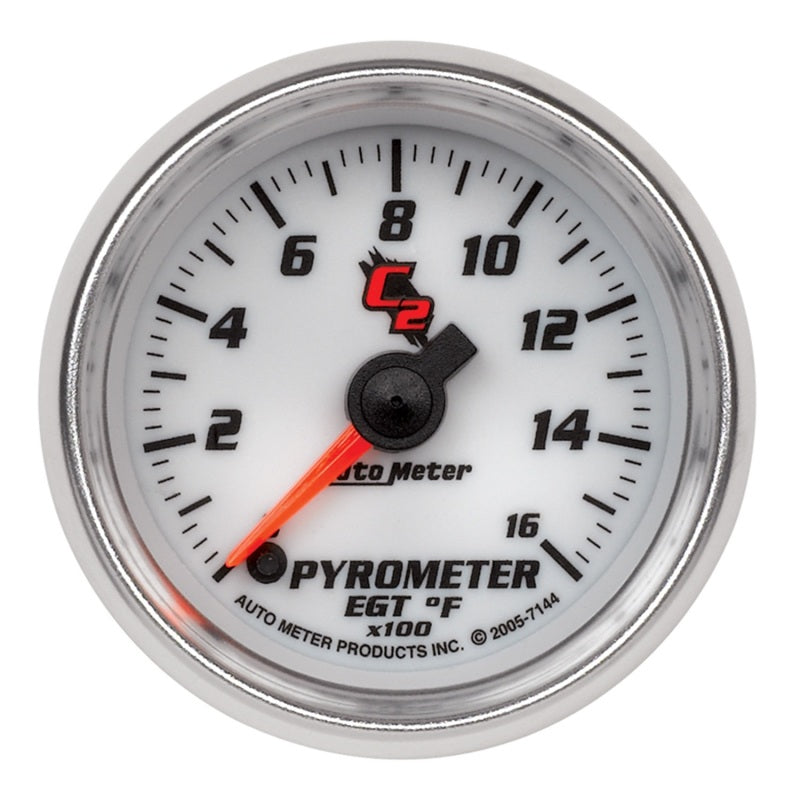 Autometer C2 52mm 1600 Deg F Electronic EGT Gauge Gauges AutoMeter
