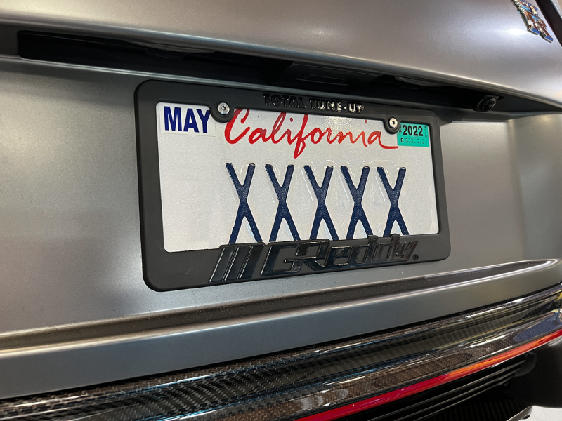 GReddy Total Tune Up License Plate Frame - Black Out License Frame GReddy