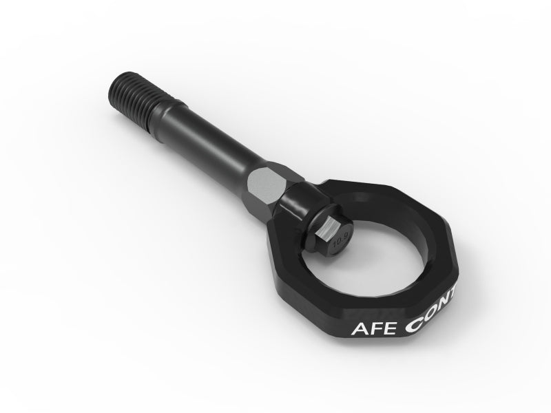 aFe CONTROL Front Tow Hook Nissan Z 23-25 V6-3.0L0 Black Tow Hooks aFe
