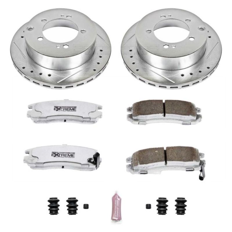 Power Stop 91-96 Dodge Stealth Rear Z26 Street Warrior Brake Kit Brake Kits - Performance D&S PowerStop