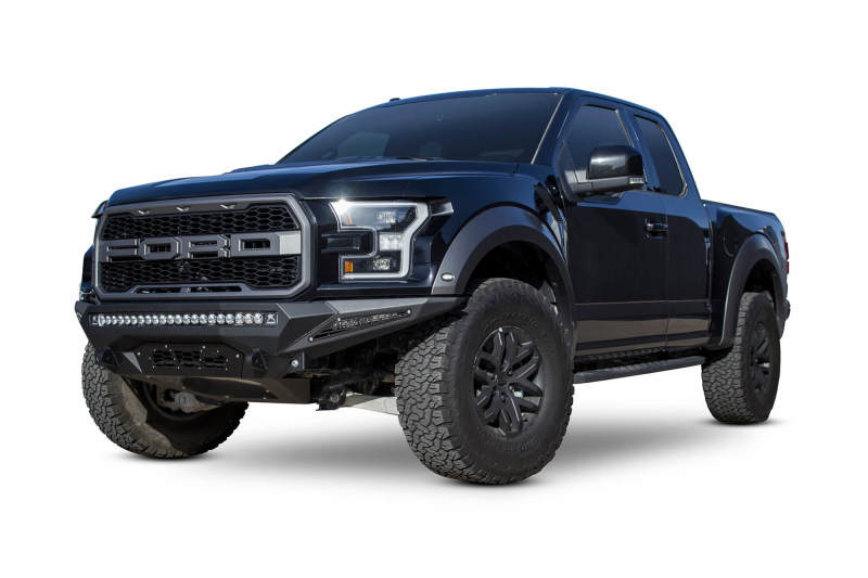 Addictive Desert Designs 17-18 Ford F-150 Raptor Stealth Fighter Front Bumper Bumpers - Steel Addictive Desert Designs