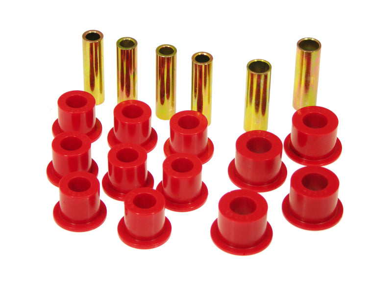 Prothane 86.5-97 Nissan Hardbody 4wd Spring & Shackle Bushings - Red Bushing Kits Prothane