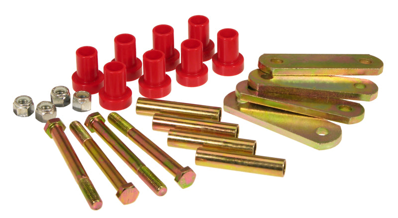 Prothane 63-74 Chrysler A Body HD Shackle Bushings - Red Bushing Kits Prothane