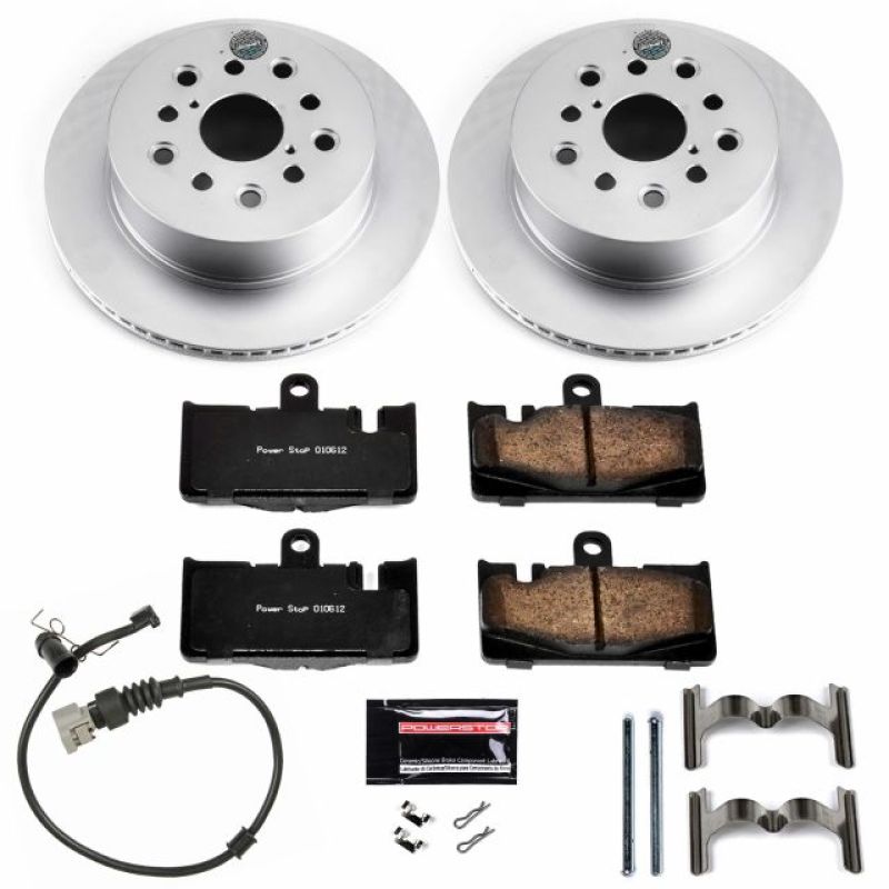 Power Stop 01-06 Lexus LS430 Rear Z17 Evolution Geomet Coated Brake Kit Brake Kits - Performance Blank PowerStop