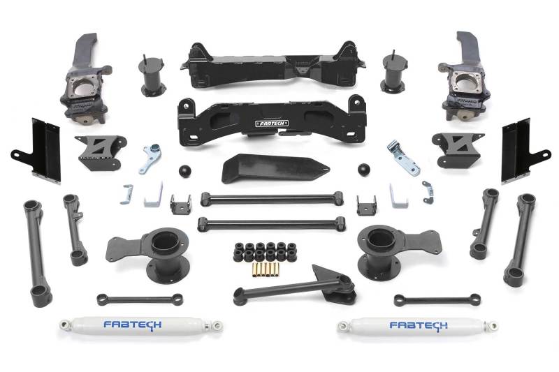 Fabtech 2015-21 Toyota 4Runner 4WD 6in Basic Sys w/Perf Shks Lift Kits Fabtech