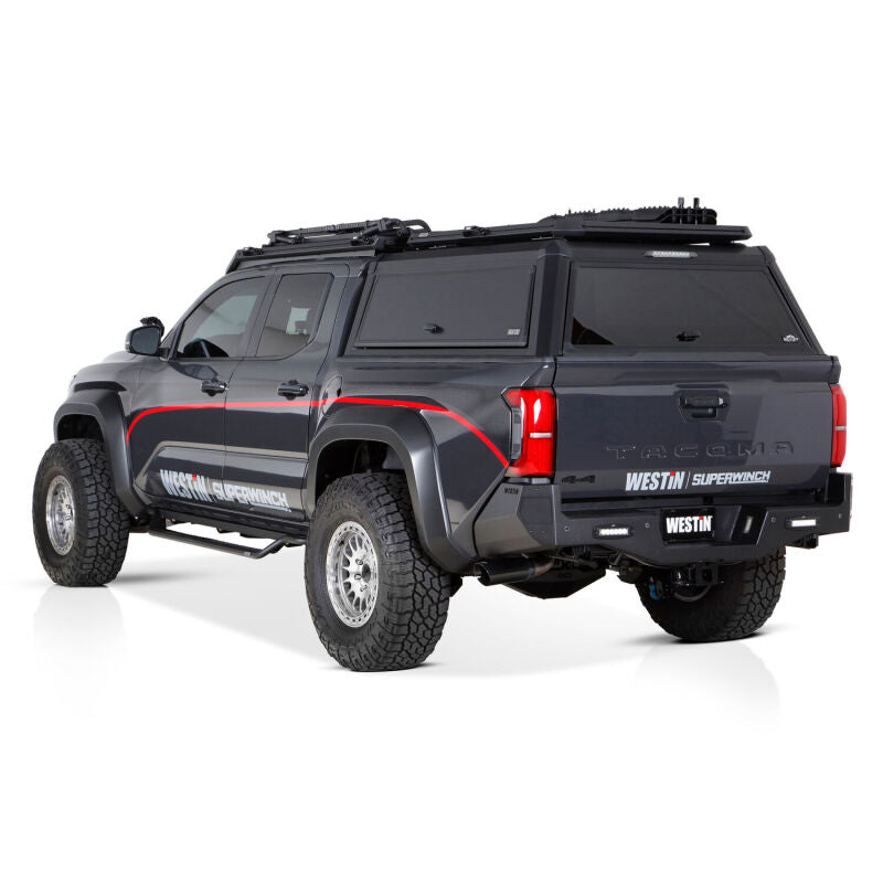 Westin 24-26 Toyota Tacoma DC Outlaw Drop Running Boards - Tex. Blk Running Boards Westin
