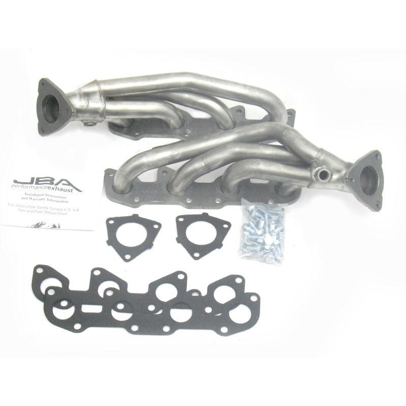 JBA 00-04 Toyota 4.7L V8 1-1/2in Primary Raw 409SS Cat4Ward Header Headers & Manifolds JBA