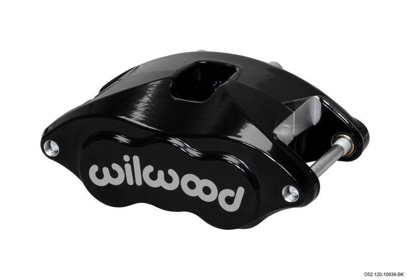 Wilwood Caliper-D52-Black Pwdr 1.25/1.25in Pistons 1.04in Disc Brake Calipers - Perf Wilwood