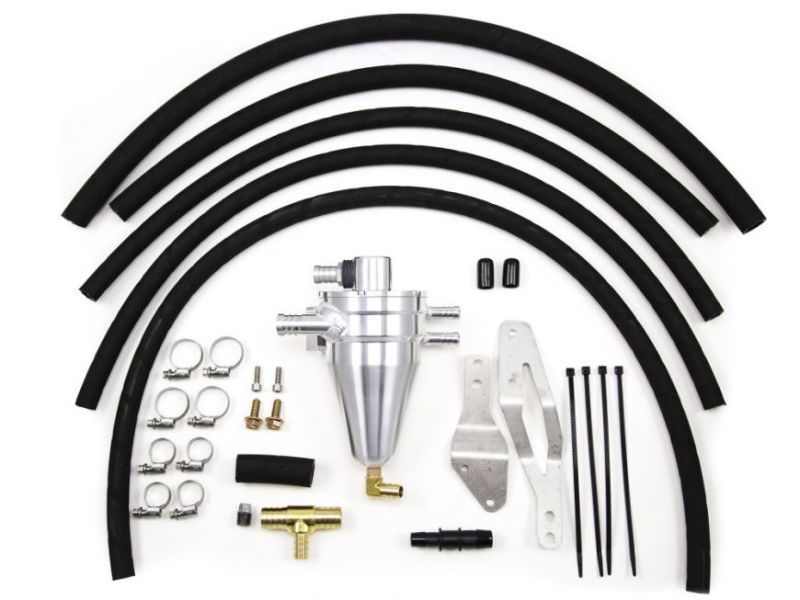 Killer B 02-07 WRX/STi GD Air/Oil Separator (Complete Kit w/Hosing + Clamps) Oil Catch Cans Killer B Motorsport