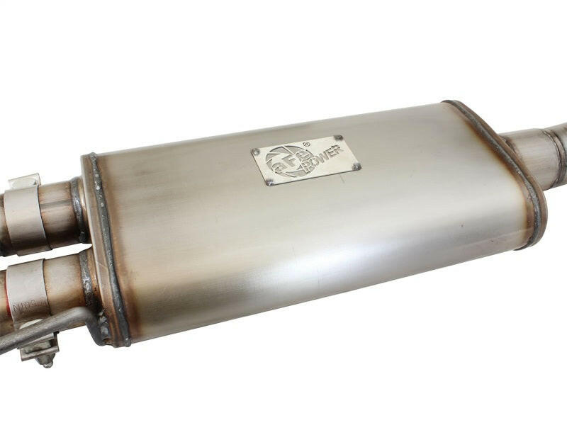 aFe Rebel Series Exhaust SS Front Side Exit CB w/ Black Tips 10-14 Ford F150 Ecoboost V8 6.2L Catback aFe