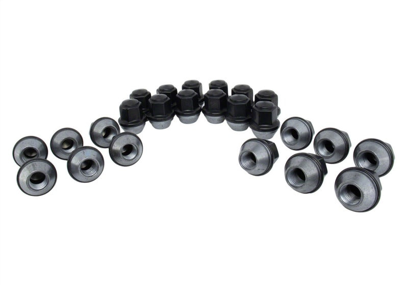 Ford Racing M12 x 1.5 Black Lug Nut - Set of 24 Lug Nuts Ford Racing
