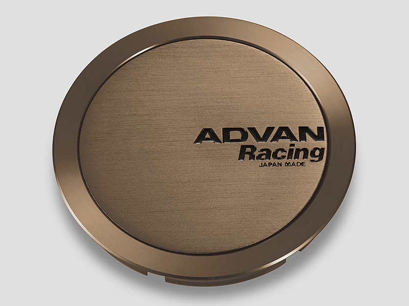 Advan 73mm Full Flat Centercap - Umber Bronze Wheel Center Caps Advan