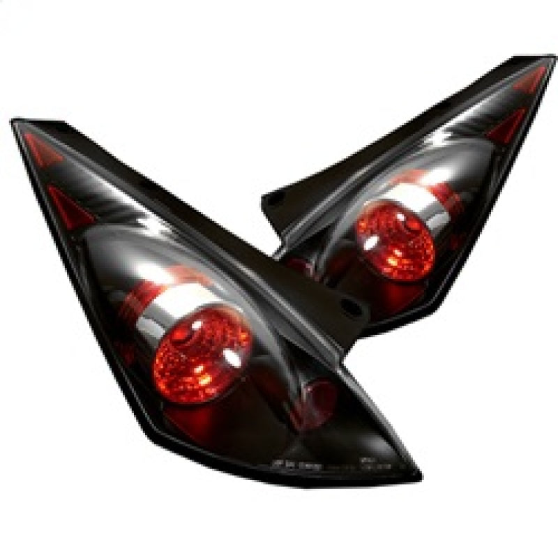 Spyder Nissan 350Z 03-05 Euro Style Tail Lights Black ALT-YD-N350Z02-BK Tail Lights SPYDER