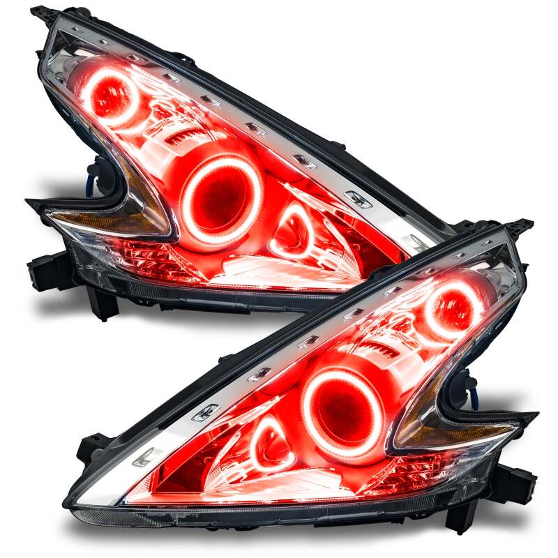 Oracle Nissan 370 Z 09-20 LED Dual Halo Kit - Red Headlights ORACLE Lighting
