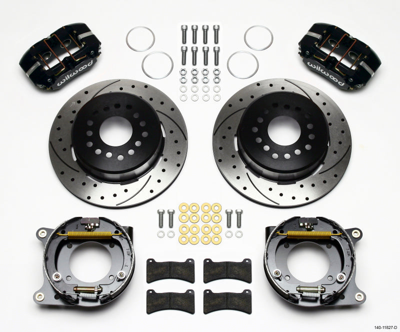 Wilwood Dynapro Low-Profile 11.00in P-Brake Kit Drilled Impala 59-64 / Corvette 57-62 Big Brake Kits Wilwood