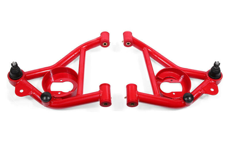 BMR 78-87 G-Body Non-Adj. Lower A-Arms (Polyurethane) - Red Control Arms BMR Suspension