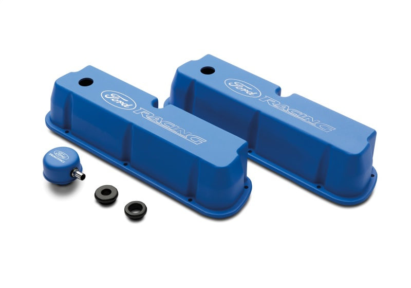 Ford Racing Blue Satin Valve Covers Valve Covers Ford Racing