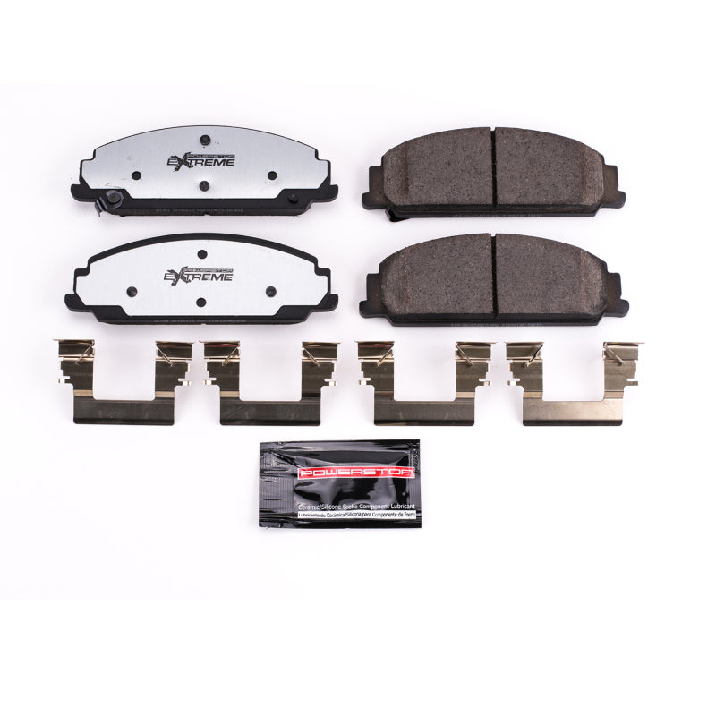 Power Stop 08-09 Pontiac G8 Front Z26 Extreme Street Brake Pads w/Hardware Brake Pads - Performance PowerStop