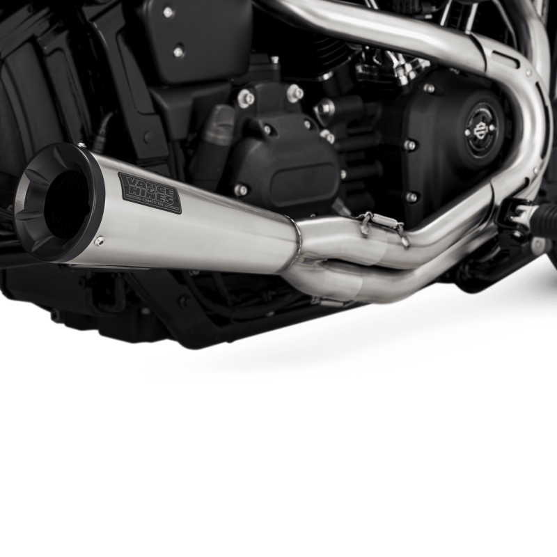 Vance & Hines HD Dyna 91-17 Upsweep SS 2-1 PCX Full System Exhaust Powersports Exhausts Vance and Hines