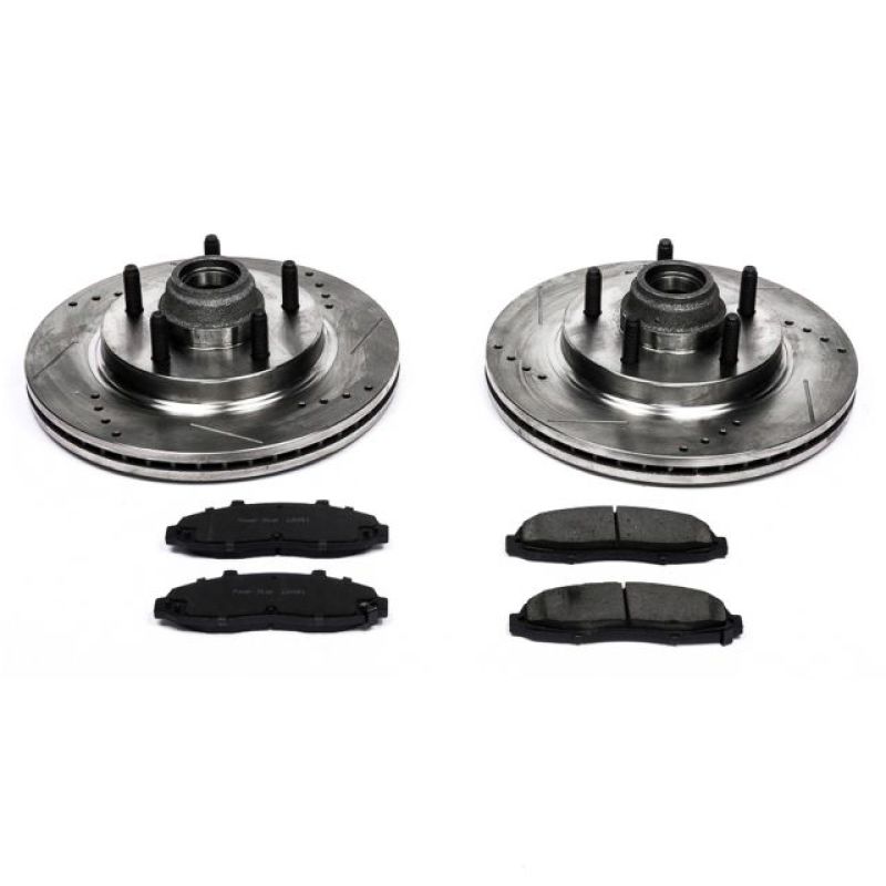 Power Stop 00-03 Ford F-150 Front Z23 Evolution Sport Brake Kit Brake Kits - Performance D&S PowerStop
