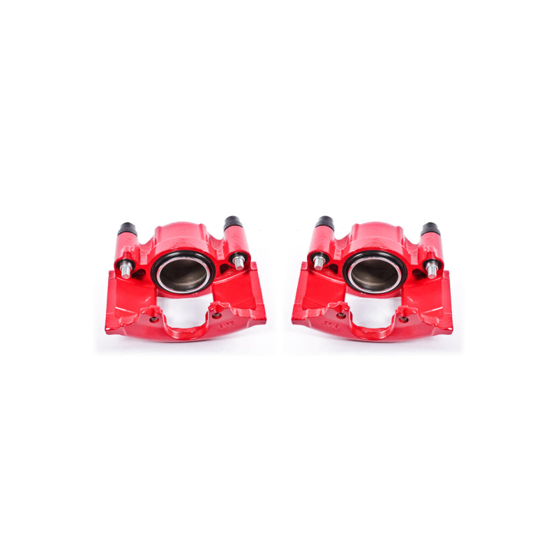 Power Stop 90-93 Cadillac Commercial Chassis Front Red Calipers w/o Brackets - Pair Brake Calipers - Perf PowerStop