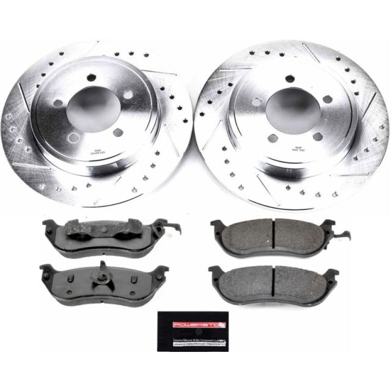 Power Stop 02-05 Ford Explorer Rear Z36 Truck & Tow Brake Kit Brake Kits - Performance D&S PowerStop