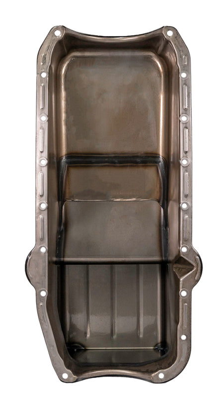 Moroso 80-85 SBC w/Passengers Side Dip Stick Dart SHP Chevy II Oil Pan - Black Oil Pans Moroso