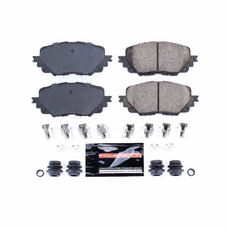 Power Stop 17-19 Fiat 124 Spider Front Z23 Evolution Sport Brake Pads w/Hardware Brake Pads - Performance PowerStop