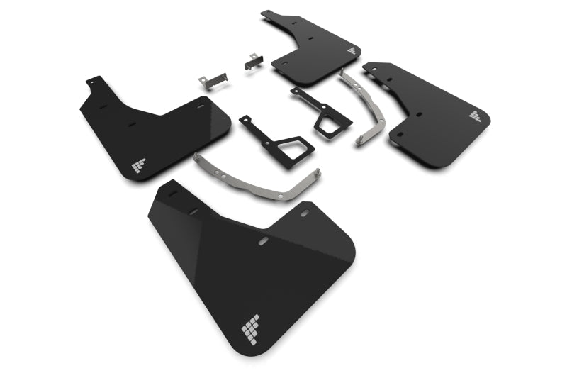 Rally Armor 2025 Hyundai Ioniq 5 XRT Black Mud Flap Silver Battery Logo Mud Flaps Rally Armor