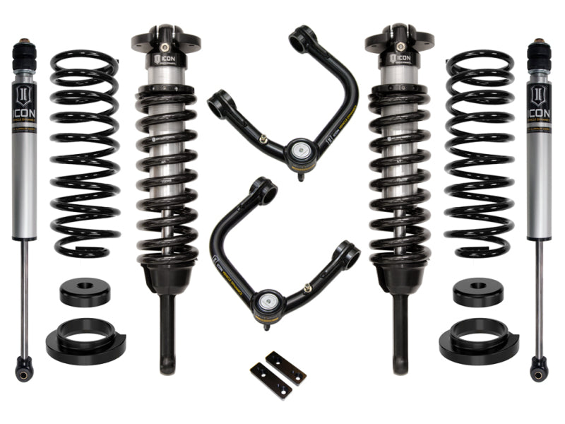 Icon 03-09 GX470 0-3.5in STAGE 2 SUSPENSION SYSTEM W/ TUBULAR UCA Lift Springs ICON