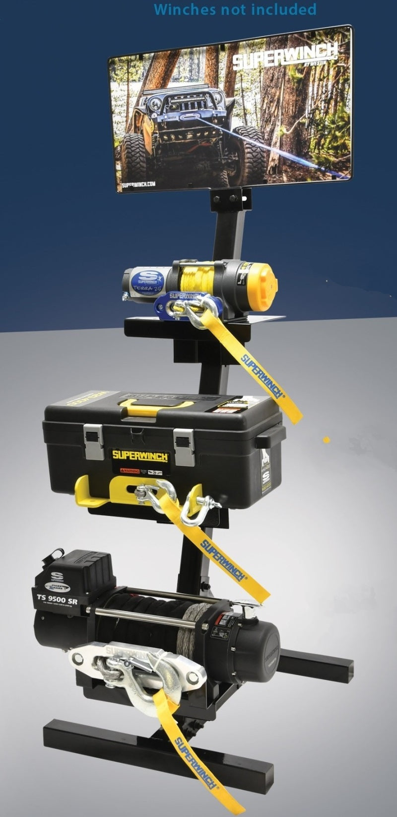 Superwinch MD 3 Winch Display Stand w/Header Card (Winches not included) POP Displays Superwinch