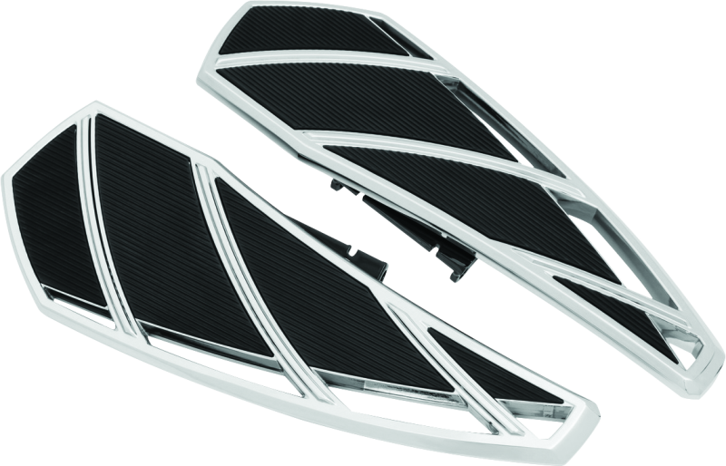 Kuryakyn Phantom Floorboards for Harley-Davidson Chrome Footpegs Kuryakyn
