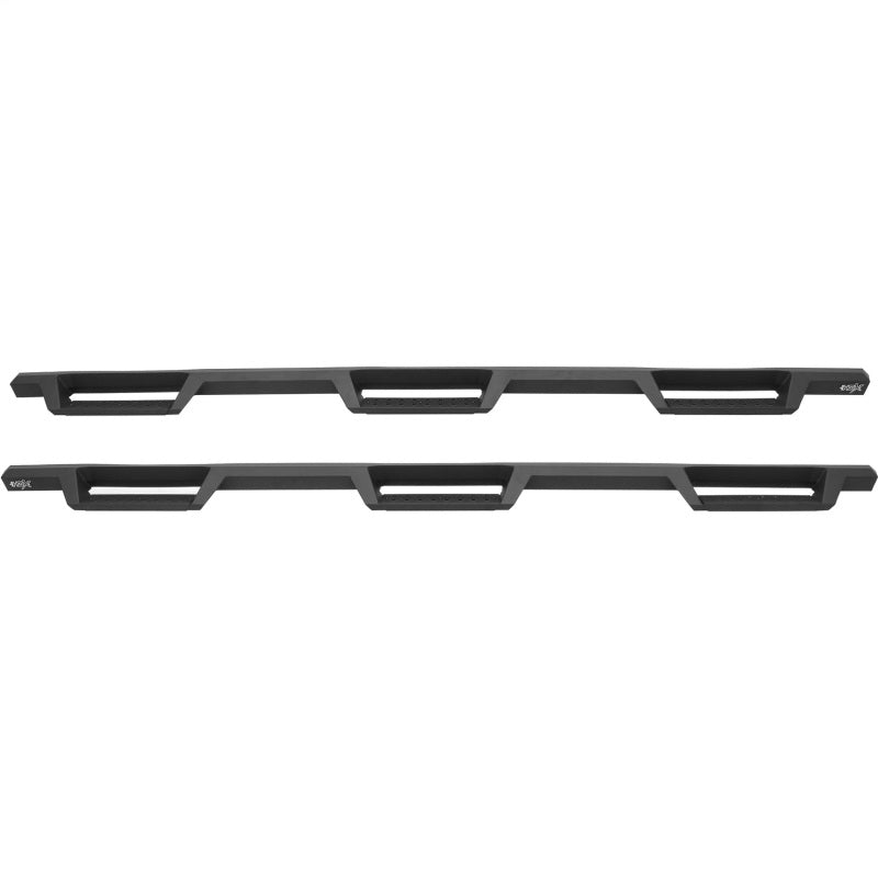 Westin/HDX 07-19 Chevy Silv 2500/3500 Crew (8ft) (Excl Dually) Drop WTW Nerf Step Bars - Blk Nerf Bars Westin
