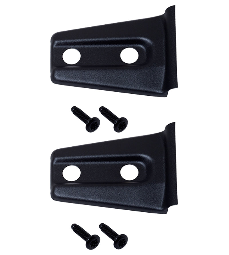 Kentrol 07-18 Jeep Wrangler JK Hood Hinge Overlays Pair- Textured Black Doors Kentrol