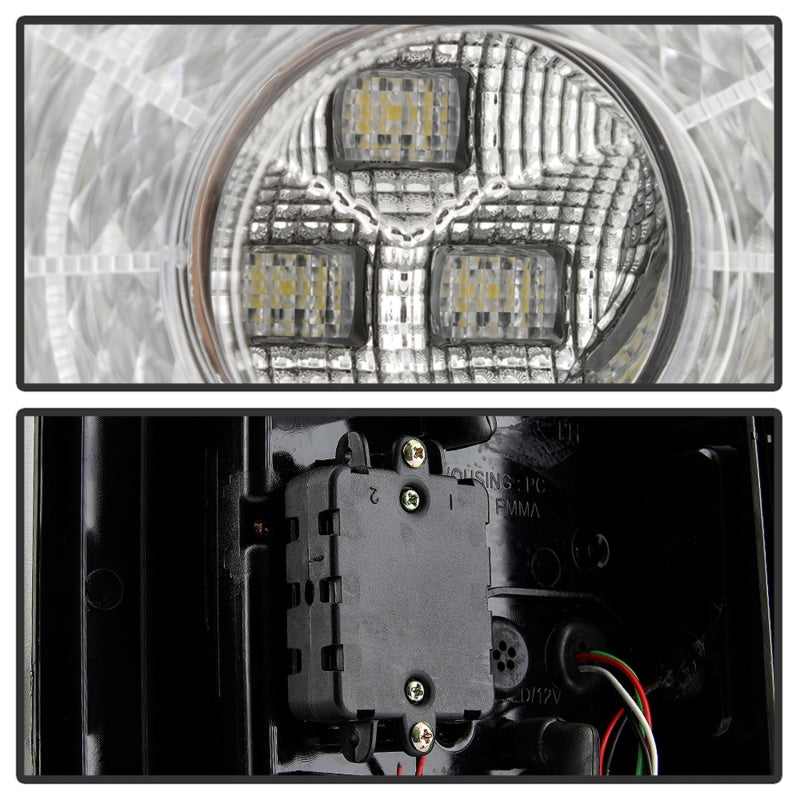 Spyder 19-20 Jeep Wrangler - Full LED Tail Lights - Seq Turn Signal - Chrome ALT-YD-JW19-SEQ-C Tail Lights SPYDER