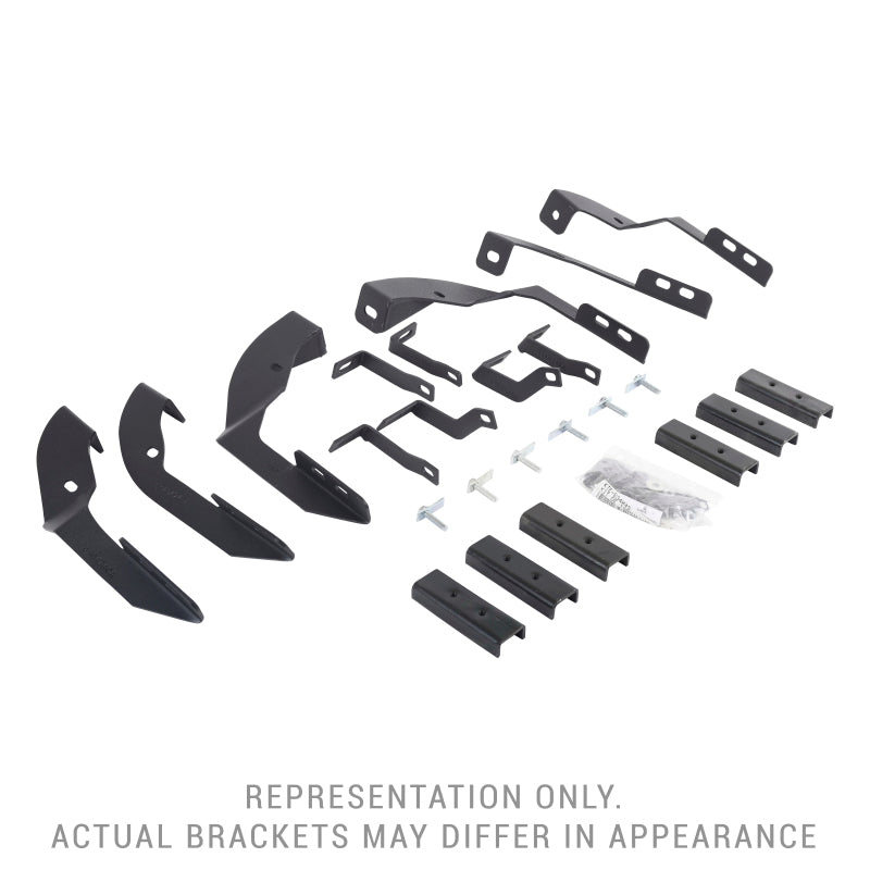 Go Rhino 15-19 Chevrolet Silverado 2500HD/3500HD Brackets for RB Running Boards Brackets Go Rhino