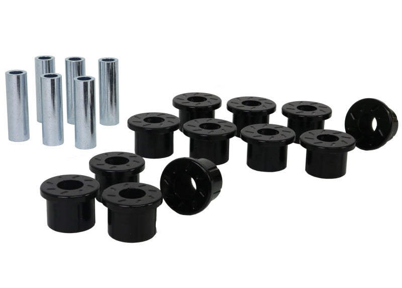 Whiteline 05-13 Toyota Tacoma Rear Spring Bushing Kit Spring Insulators Whiteline