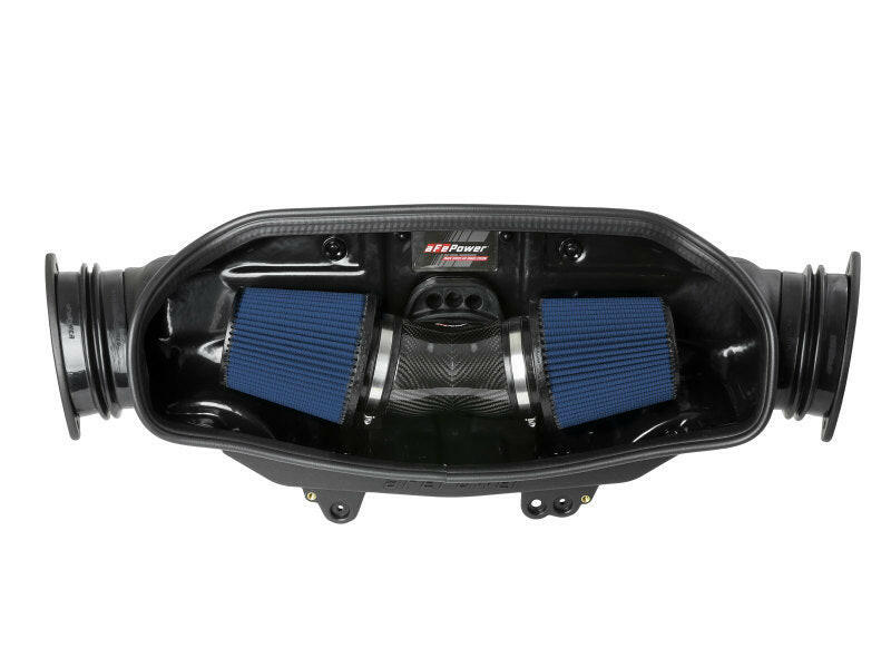 aFe 2020 Chevrolet Corvette C8 Track Series Carbon Fiber Cold Air Intake System With Pro 5R Filters Cold Air Intakes aFe
