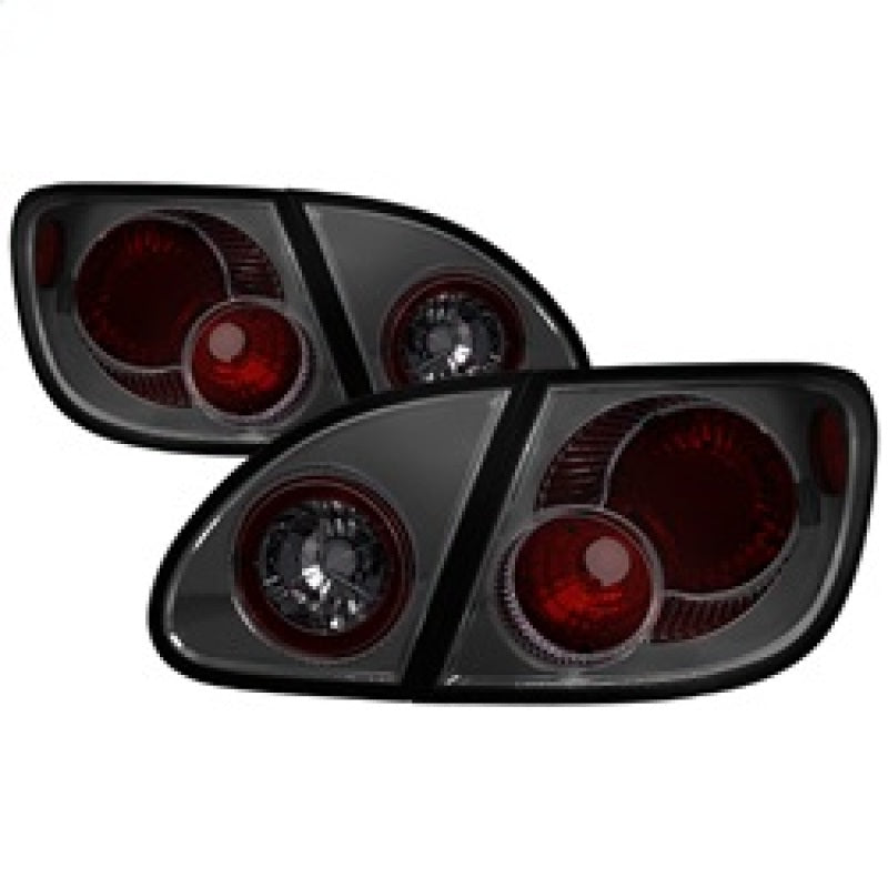 Spyder Toyota Corolla 03-08 Euro Style Tail Lights Smoke ALT-YD-TC03-SM Tail Lights SPYDER