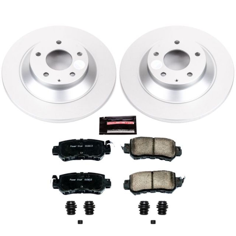 Power Stop 13-15 Mazda CX-5 Rear Z17 Evolution Geomet Coated Brake Kit Brake Kits - Performance Blank PowerStop