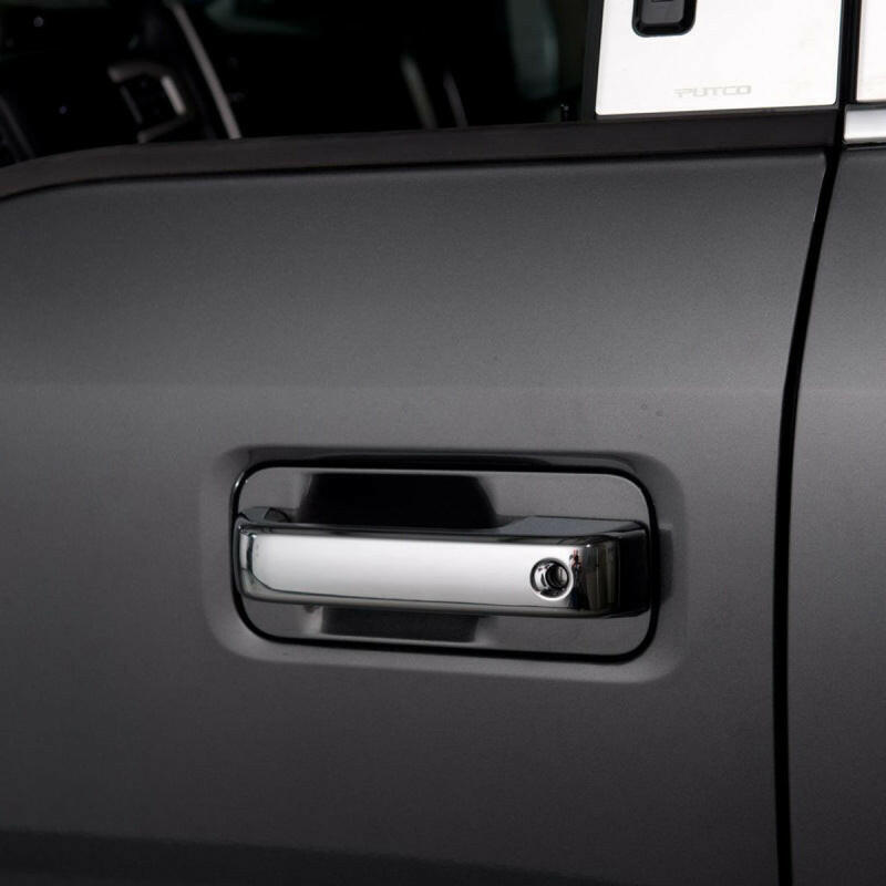 Putco 17-20 Ford SuperDuty - 2 Door w/ Driver Keyhole Door Handle Covers Exterior Trim Putco