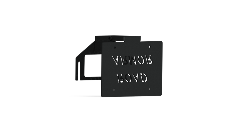 Road Armor 3.6in Offset Fairlead Mount - Tex Blk Light Mounts Road Armor