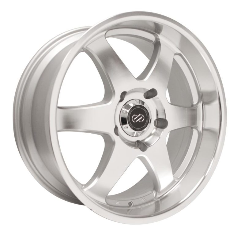 Enkei ST6 17x8 10mm Offset 5x127 Bolt Pattern 71.6 Bore Dia Silver Machined Wheel Wheels - Cast Enkei
