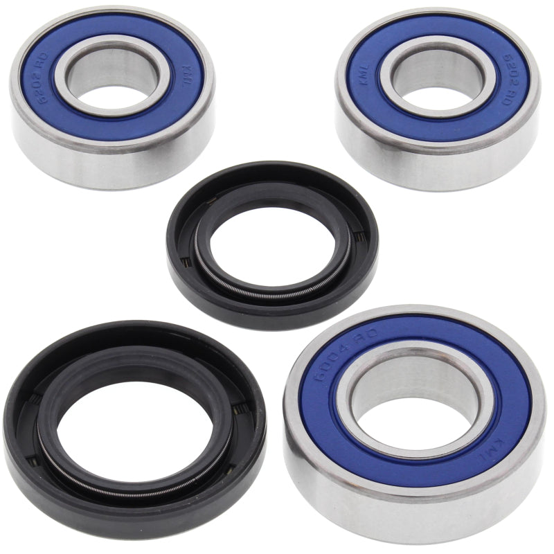 All Balls Racing 74-76 Yamaha DT100 Wheel Bearing Kit Rear Wheel Bearings All Balls Racing