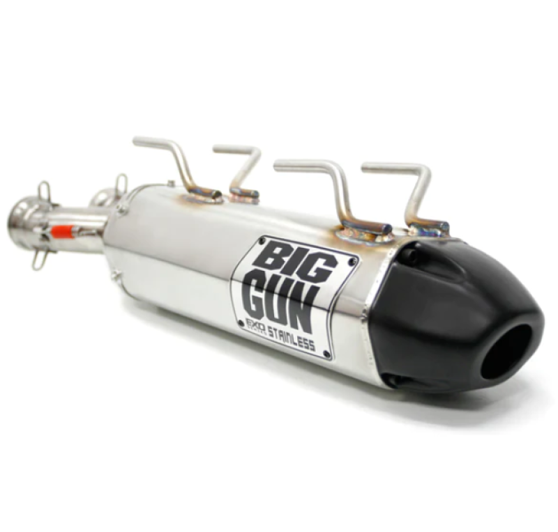 Big Gun 11-16 Hisun STRIKE 800 EXO Stainless Slip On Exhaust Powersports Exhausts Big Gun