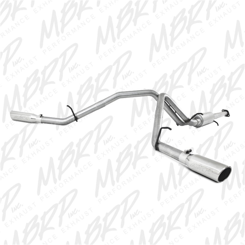 MBRP 2007-2008 Chev/GMC 1500 (Next Gen.) CC EC (excl. 8 bed) 4.8/5.3L/6.0L Cat Back Dual Split Catback MBRP