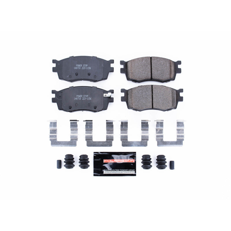 Power Stop 06-11 Hyundai Accent Front Z23 Evolution Sport Brake Pads w/Hardware Brake Pads - Performance PowerStop